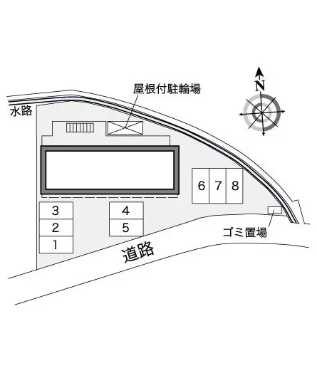 ★手数料０円★広島市安佐南区東野　月極駐車場（LP）